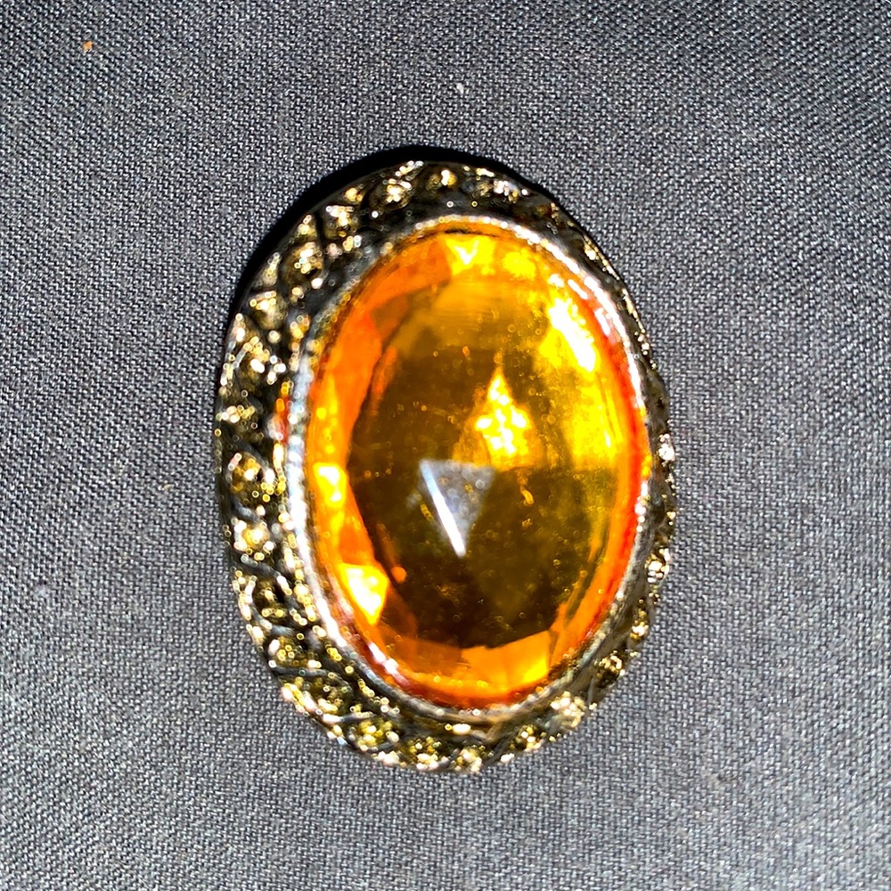 Citrine Brooch